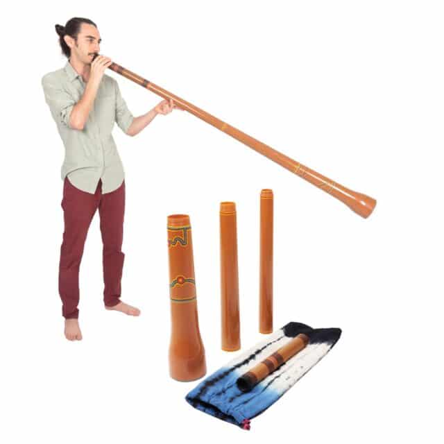 Travel Didgeridoo with Padded Carrying Bag Lightweight and Versatile